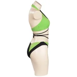 Kim Possible Shego Swimsuit Cosplay Costume Two-Piece Swimwear Outfits -Cosplay Sales Store 15003969 6
