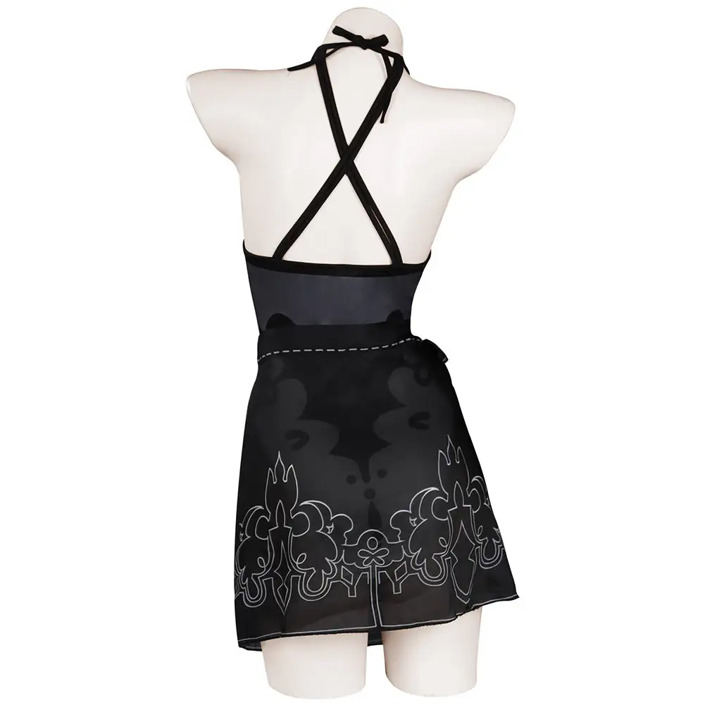 NieR:Automata YoRHa No.2 Sexy Swimsuit Cosplay Costume 4 NieR:Automata YoRHa No.2 Sexy Swimsuit Cosplay Costume - Image 4
