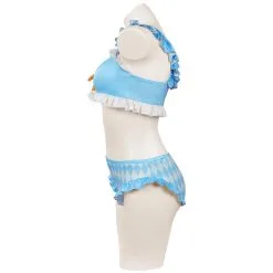 Alice In Wonderland Alice Swimsuit Cosplay Costume Two-Piece Bikini Swimwear Outfits -Cosplay Sales Store 15004022 6