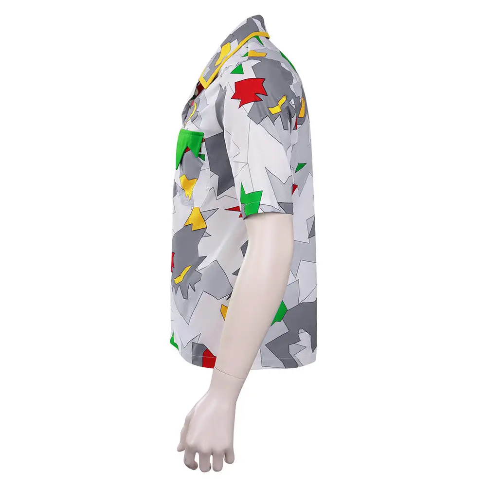 Stranger Things 4 Dustin Henderson Cosplay T-shirt Short Sleeve Shirt 6 Stranger Things 4 Dustin Henderson Cosplay T-shirt Short Sleeve Shirt - Image 6