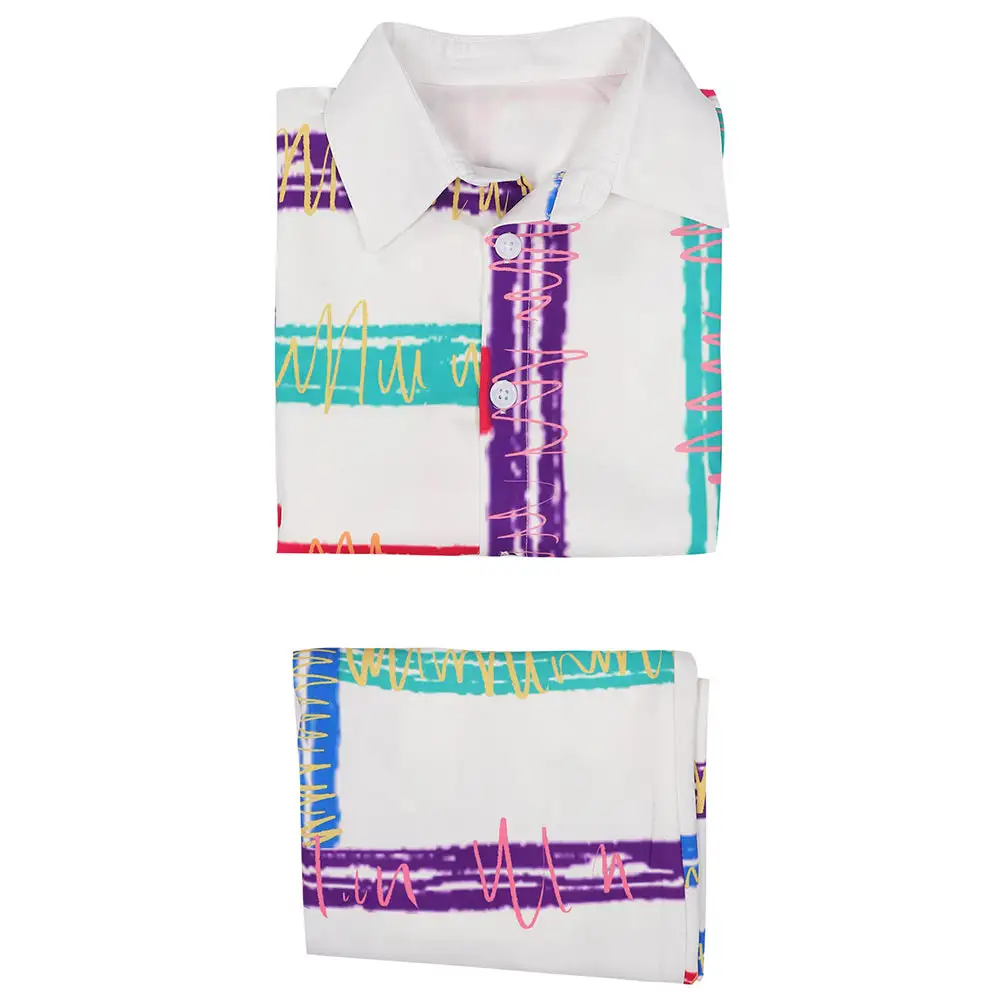 Stranger Things 4 (2022) Eleven Cosplay Costume Beach Shirt Shorts Set 8 Stranger Things 4 (2022) Eleven Cosplay Costume Beach Shirt Shorts Set - Image 8