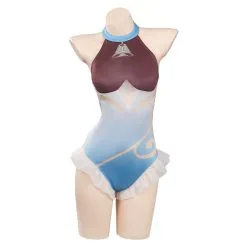 Genshin Impact Ganyu Swimsuit Cosplay Costume Jumpsuit Cloak Outfits -Cosplay Sales Store 15004083 5