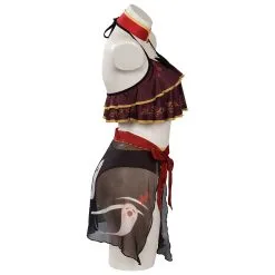 Genshin Impact Hutao Swimsuit Cosplay Costume Outfits Halloween Carnival Suit -Cosplay Sales Store 15004088 6