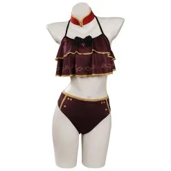 Genshin Impact Hutao Swimsuit Cosplay Costume Outfits Halloween Carnival Suit -Cosplay Sales Store 15004088 7