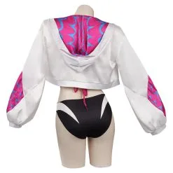 Spider-Man: Across The Spider-Verse Gwen Stacy Cosplay CostumeTop Shorts Cloak Swimsuit Outfits Halloween Carnival Suit -Cosplay Sales Store 15004144 3