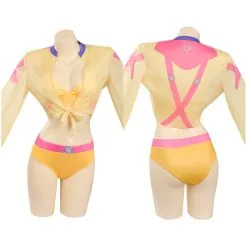Valorant Killjoy Original Design Cosplay Costume Bikini Top Shorts Swimsuit Outfits