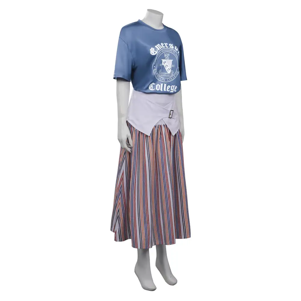 Stranger Things Season 4 (2022) Nancy Wheeler Shirt Skirt Cosplay Costume Outfits Halloween Carnival Suit 5 Stranger Things Season 4 (2022) Nancy Wheeler Shirt Skirt Cosplay Costume Outfits Halloween Carnival Suit - Image 5