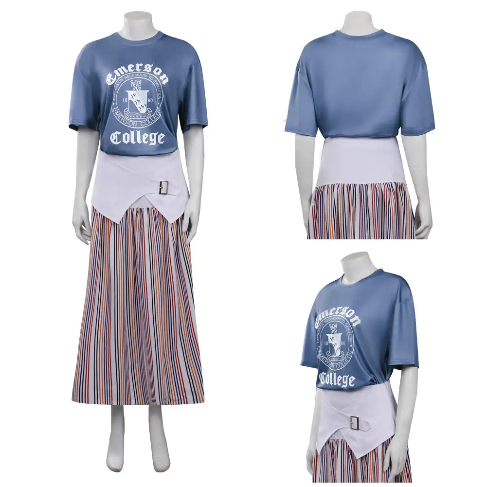 Stranger Things Season 4 (2022) Nancy Wheeler Shirt Skirt Cosplay Costume Outfits Halloween Carnival Suit 2 Stranger Things Season 4 (2022) Nancy Wheeler Shirt Skirt Cosplay Costume Outfits Halloween Carnival Suit - Image 2