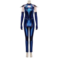 Mortal Kombat 11 Kitana Cosplay Costume Outfits Halloween Carnival Suit