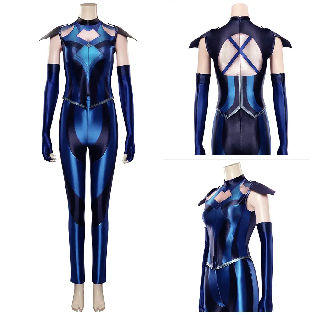 Mortal Kombat 11 Kitana Cosplay Costume Outfits Halloween Carnival Suit 2 Mortal Kombat 11 Kitana Cosplay Costume Outfits Halloween Carnival Suit - Image 2