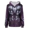 Thor: Love And Thunder Jane Foster Cosplay Hoodie Zip Up Coat Halloween Carnival Suit