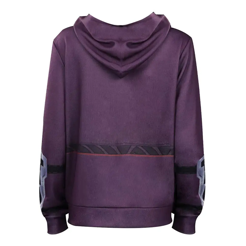 Thor: Love And Thunder Jane Foster Cosplay Hoodie Zip Up Coat Halloween Carnival Suit 4 Thor: Love And Thunder Jane Foster Cosplay Hoodie Zip Up Coat Halloween Carnival Suit - Image 4