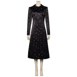 Adult Wednesday (2022) Wednesday Cosplay Costume Coat Outfits Halloween Carnival Suit -Cosplay Sales Store 15004398 1