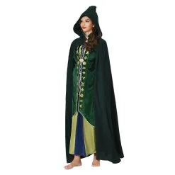 Hocus Pocus 2 Winifred Sanderson Hooded Cloak Outfits Halloween Carnival Suit 12 Hocus Pocus 2 Winifred Sanderson Hooded Cloak Outfits Halloween Carnival Suit -Cosplay Sales Store 15004410 3