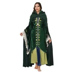 Hocus Pocus 2 Winifred Sanderson Hooded Cloak Outfits Halloween Carnival Suit 14 Hocus Pocus 2 Winifred Sanderson Hooded Cloak Outfits Halloween Carnival Suit -Cosplay Sales Store 15004410 5