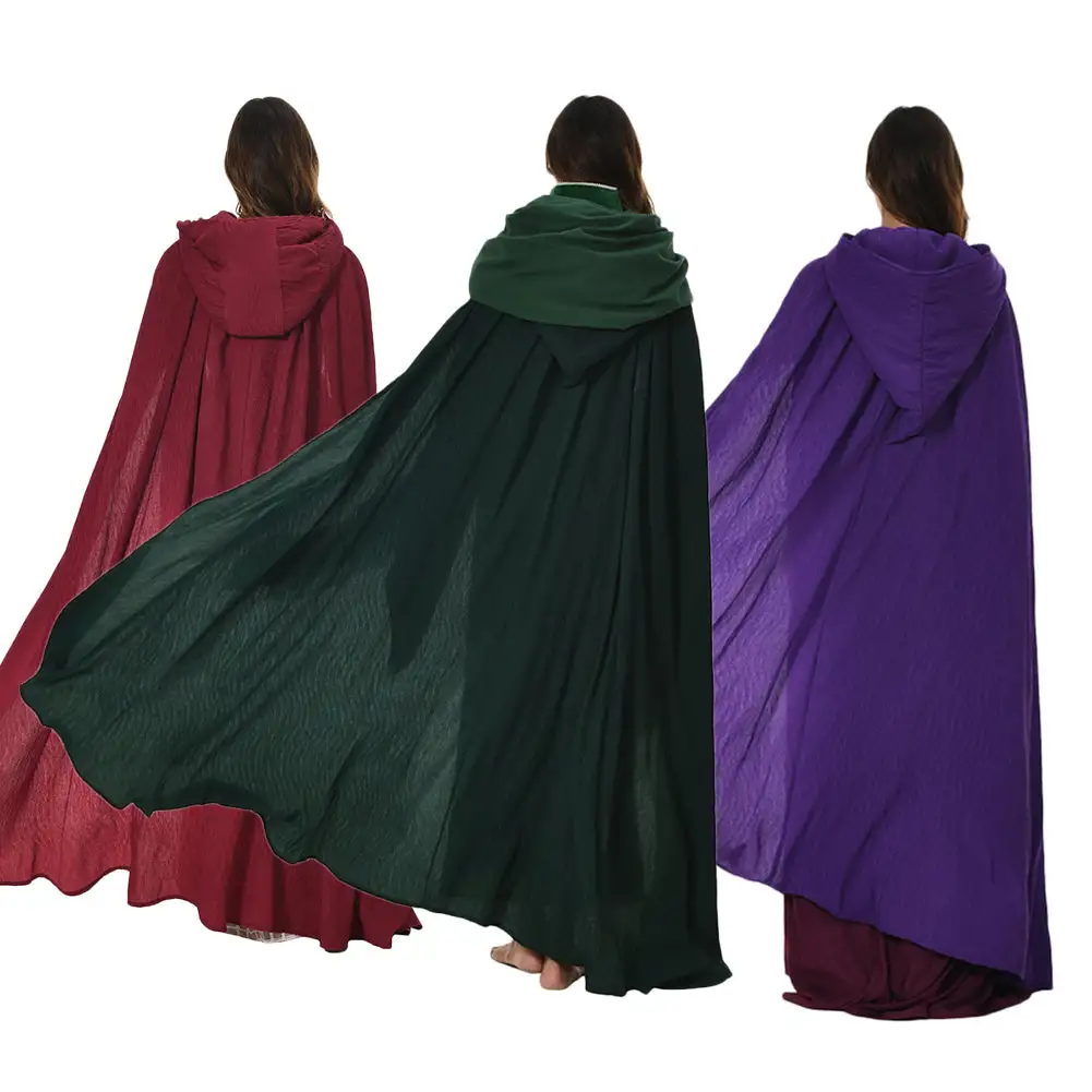 Hocus Pocus 2 Winifred Sanderson Hooded Cloak Outfits Halloween Carnival Suit 7 Hocus Pocus 2 Winifred Sanderson Hooded Cloak Outfits Halloween Carnival Suit - Image 7