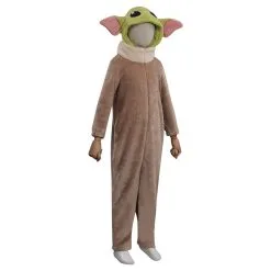 The Mandalorian Baby Yoda Jumpsuit Sleepwear Cosplay Costume For Kids Children -Cosplay Sales Store 15005868 4