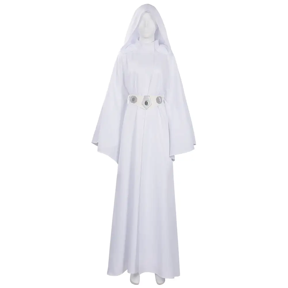 Adult Star Wars: Princess Leia Cosplay Costume Dress Outfits Halloween Carnival Suit 2 Adult Star Wars: Princess Leia Cosplay Costume Dress Outfits Halloween Carnival Suit - Image 2