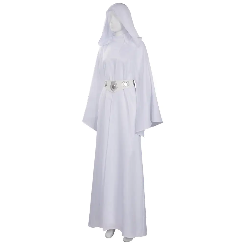 Adult Star Wars: Princess Leia Cosplay Costume Dress Outfits Halloween Carnival Suit 3 Adult Star Wars: Princess Leia Cosplay Costume Dress Outfits Halloween Carnival Suit - Image 3