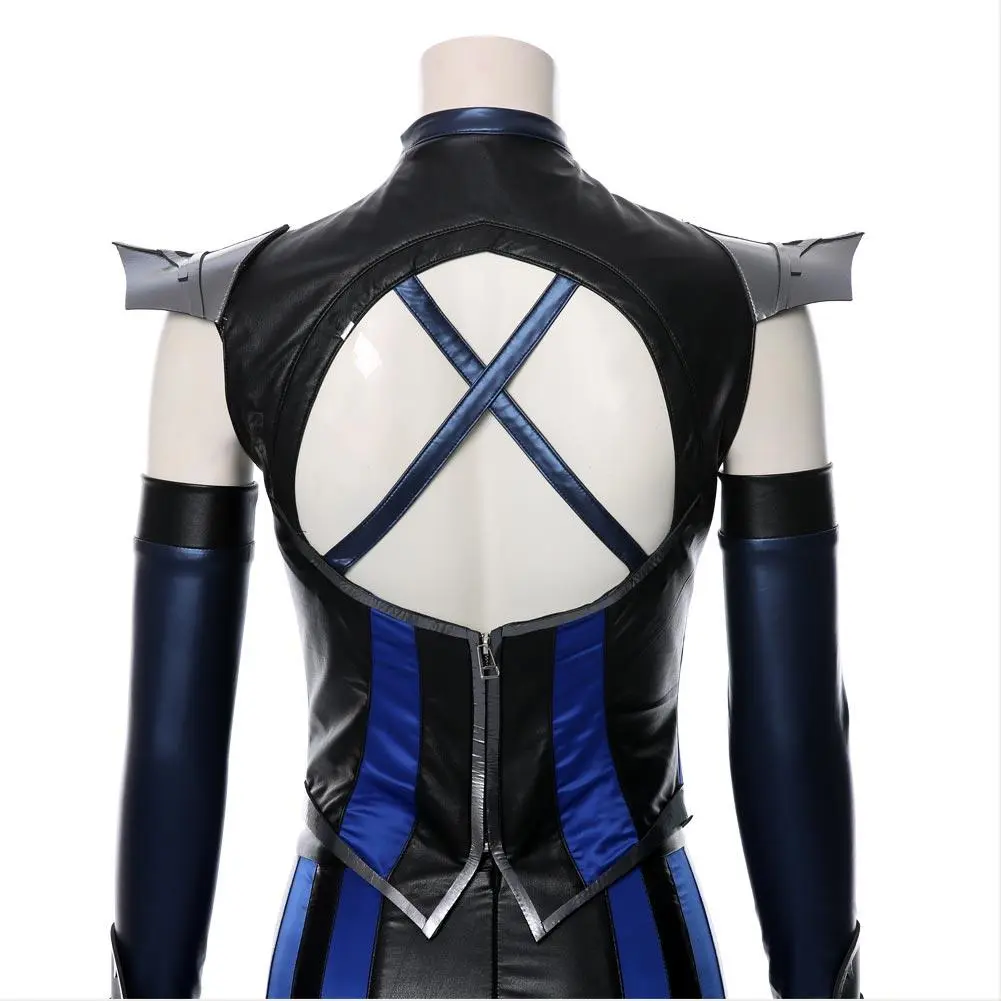 Mortal Kombat 11 Kitana Outfit Halloween Carnival Suit Cospaly Costume 11 Mortal Kombat 11 Kitana Outfit Halloween Carnival Suit Cospaly Costume - Image 11