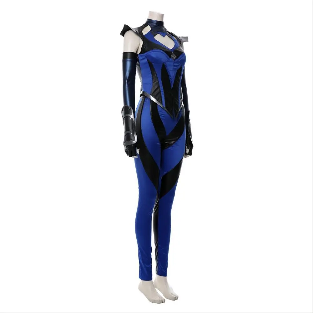 Mortal Kombat 11 Kitana Outfit Halloween Carnival Suit Cospaly Costume 3 Mortal Kombat 11 Kitana Outfit Halloween Carnival Suit Cospaly Costume - Image 3