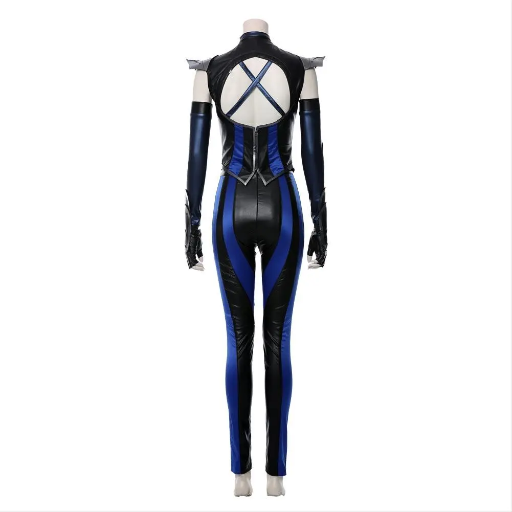 Mortal Kombat 11 Kitana Outfit Halloween Carnival Suit Cospaly Costume 4 Mortal Kombat 11 Kitana Outfit Halloween Carnival Suit Cospaly Costume - Image 4