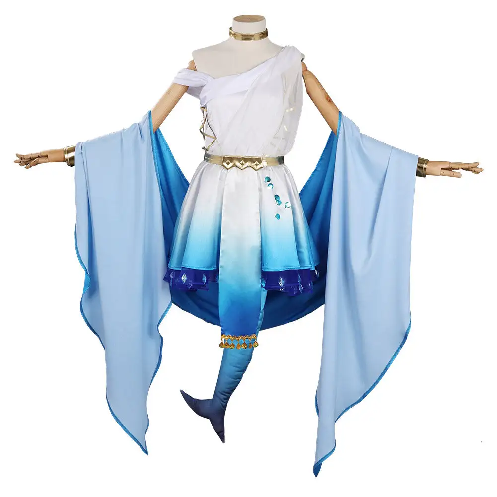 Hololive Vtuber Gawr Gura Cosplay Costume Outfits Halloween Carnival Suit 2 Hololive Vtuber Gawr Gura Cosplay Costume Outfits Halloween Carnival Suit - Image 2