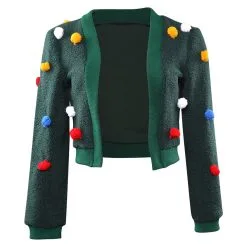 The Guardians Of The Galaxy Holiday Special Mantis Cosplay Costume Knitted Cardigan Christmax Costume -Cosplay Sales Store 15008498 1