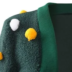 The Guardians Of The Galaxy Holiday Special Mantis Cosplay Costume Knitted Cardigan Christmax Costume -Cosplay Sales Store 15008498 5