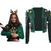 The Guardians Of The Galaxy Holiday Special Mantis Cosplay Costume Knitted Cardigan Christmax Costume
