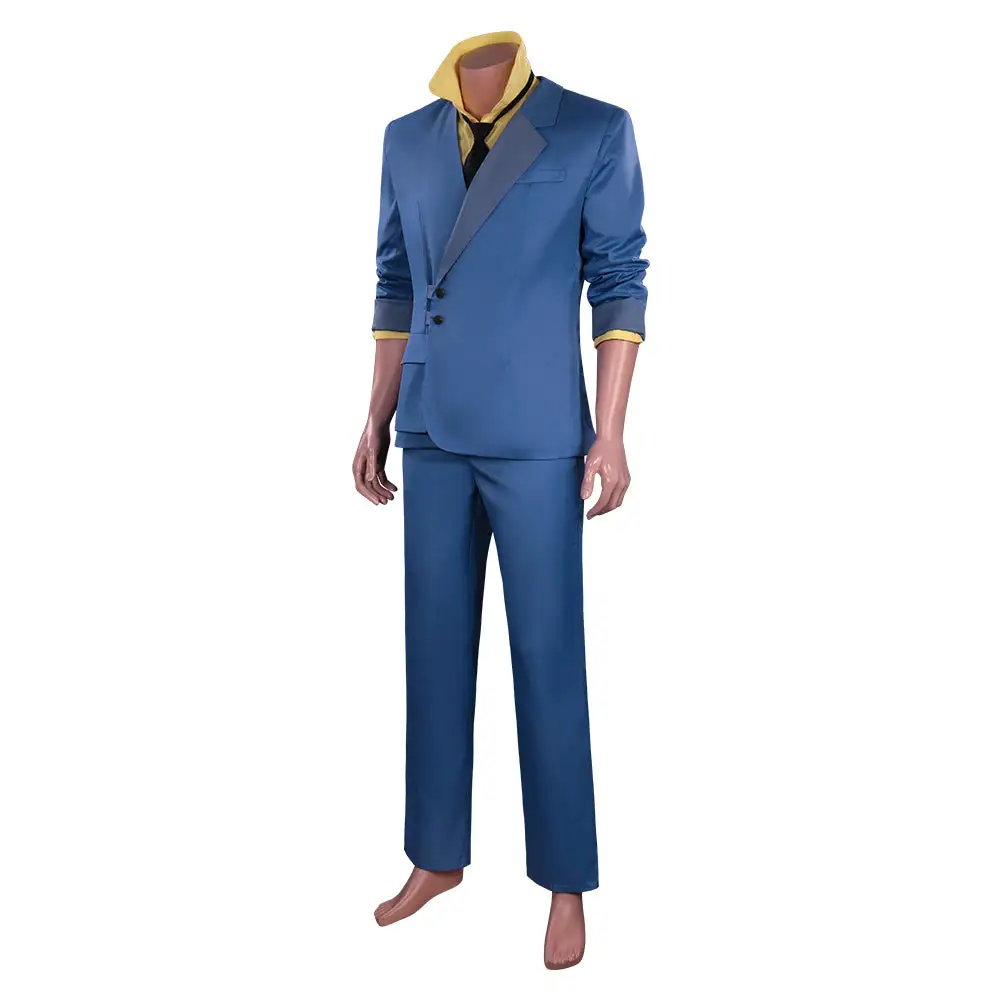 Spike Spiegel Costume Halloween Christmas Carnival Suit Cosplay Costume 3 Spike Spiegel Costume Halloween Christmas Carnival Suit Cosplay Costume - Image 3