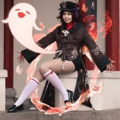 Genshin Impact HuTao Outfits Halloween Carnival Suit Cosplay Costume -Cosplay Sales Store 1 5ef7c946 a71a 45c9 a1a8 ace9e2eb9d2d