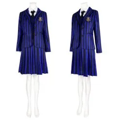 Wednesday 2022 Enid Sinclair Cosplay Costume Nevermore Academy Uniform Dress Shirt Coat Outfit
