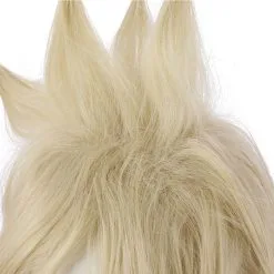 FF7 Final Fantasy VII Cloud Strife Two Braids Hair Short Golden Braided Synthetic Hair Cosplay Wig -Cosplay Sales Store 1b195f276d61c4a9db0ef25656e8d81e