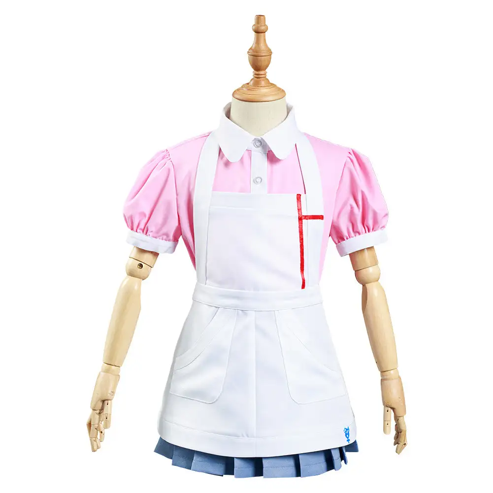 Danganronpa 2:Goodbye Despair Mikan Tsumiki Kids Children Shirt Skirt Outfits Halloween Carnival Suit Cosplay Costume 2 Danganronpa 2:Goodbye Despair Mikan Tsumiki Kids Children Shirt Skirt Outfits Halloween Carnival Suit Cosplay Costume - Image 2