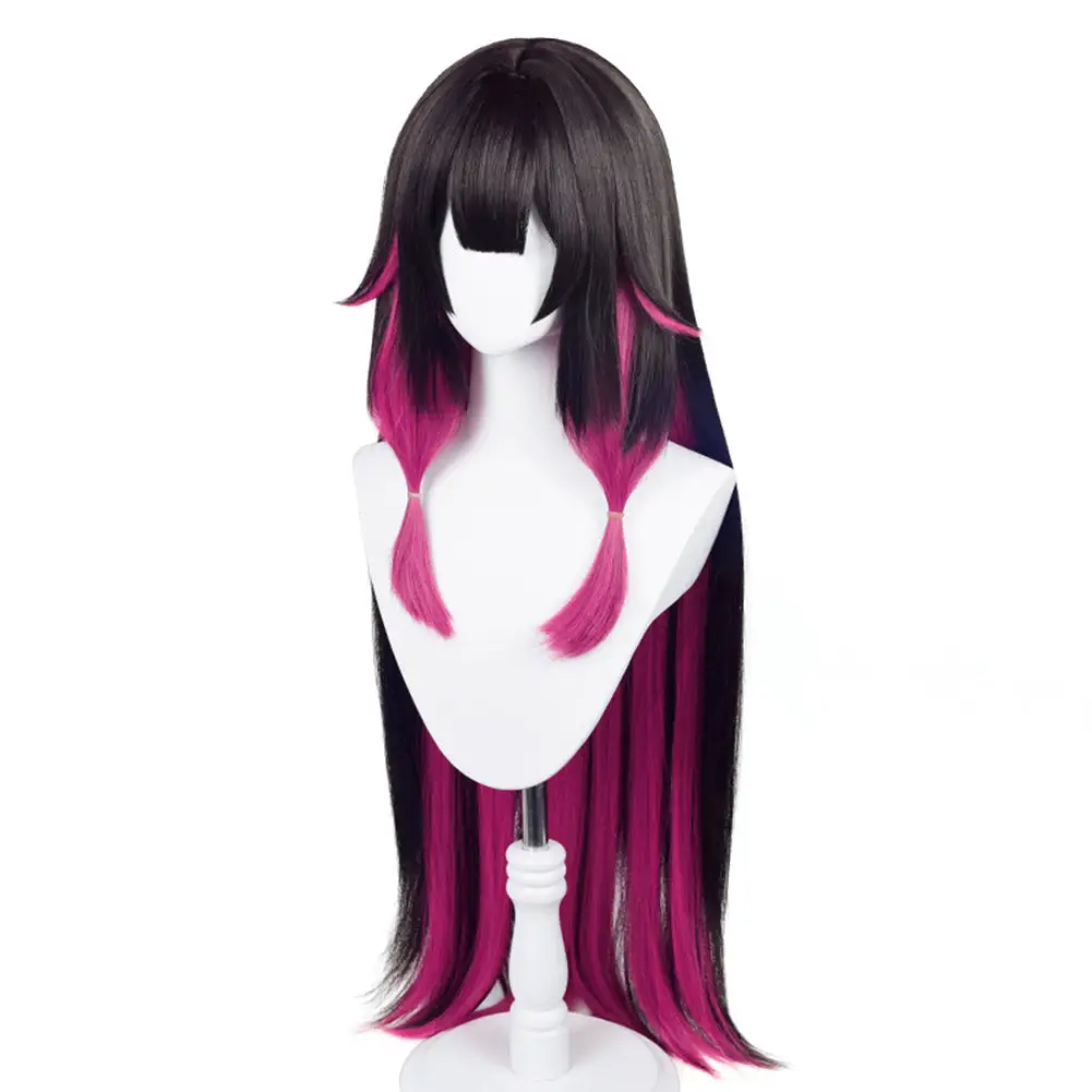 Genshin Impact Fatui Columbina Cosplay Wig Heat Resistant Synthetic Hair Carnival Halloween Party Props 2 Genshin Impact Fatui Columbina Cosplay Wig Heat Resistant Synthetic Hair Carnival Halloween Party Props - Image 2
