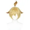 Genshin Impact Mika Cosplay Wig Heat Resistant Synthetic Hair Carnival Halloween Party Props