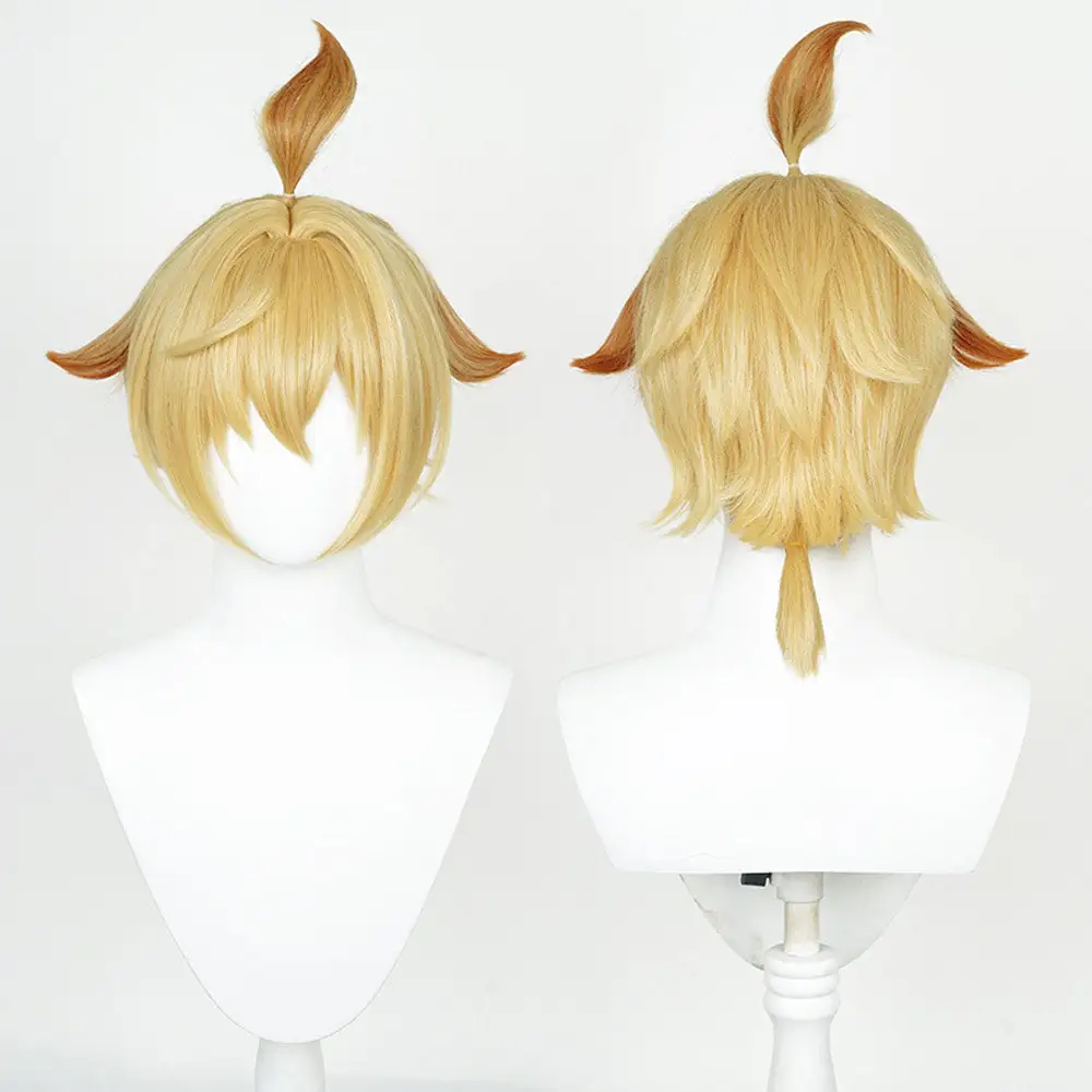 Genshin Impact Mika Cosplay Wig Heat Resistant Synthetic Hair Carnival Halloween Party Props 2 Genshin Impact Mika Cosplay Wig Heat Resistant Synthetic Hair Carnival Halloween Party Props - Image 2