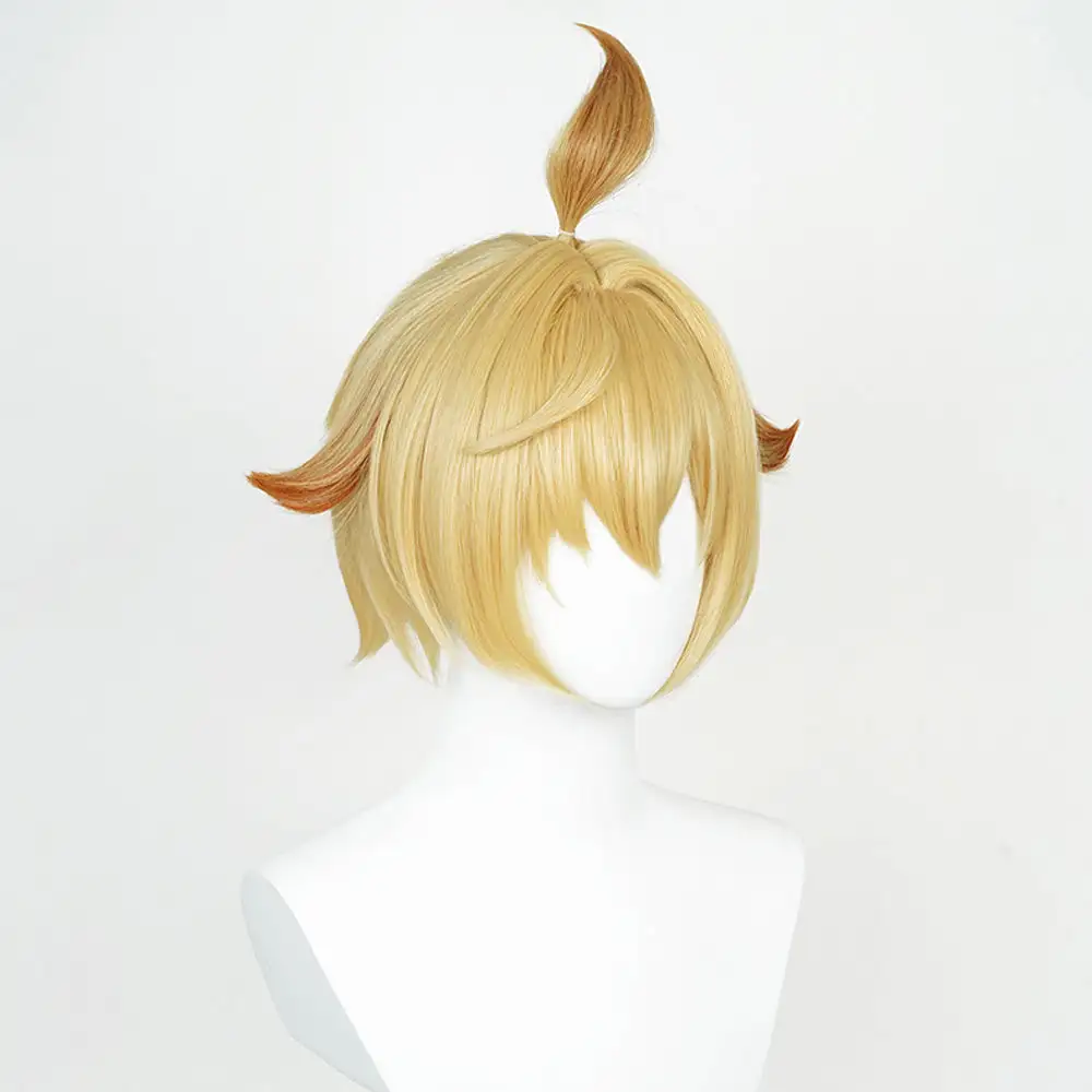 Genshin Impact Mika Cosplay Wig Heat Resistant Synthetic Hair Carnival Halloween Party Props 3 Genshin Impact Mika Cosplay Wig Heat Resistant Synthetic Hair Carnival Halloween Party Props - Image 3