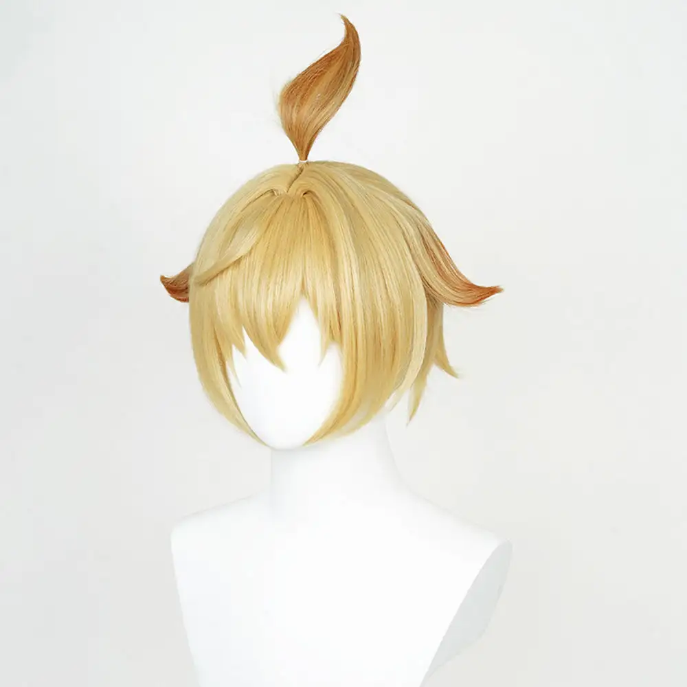 Genshin Impact Mika Cosplay Wig Heat Resistant Synthetic Hair Carnival Halloween Party Props 4 Genshin Impact Mika Cosplay Wig Heat Resistant Synthetic Hair Carnival Halloween Party Props - Image 4