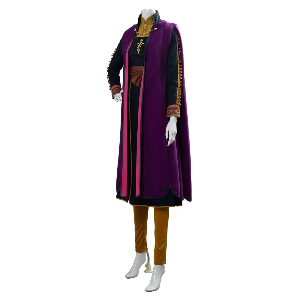 Frozen 2 ANNA Outfit Halloween Carnival Suit Cosplay Costume 2 Frozen 2 ANNA Outfit Halloween Carnival Suit Cosplay Costume - Image 2
