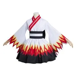 Rengoku Kyoujurou Lolita Dress Kimono Halloween Carnival Suit Cosplay Costume