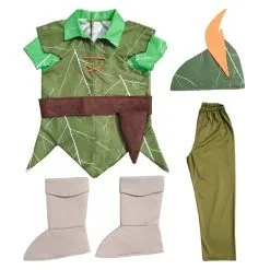 Kids Children Peter Pan Cosplay Costume Outfits Halloween Carnival Suit -Cosplay Sales Store 250149 8