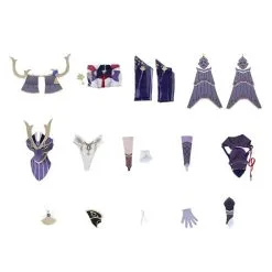 Genshin Impact Raiden Shogun Baal Cosplay Costume Outfits Halloween Carnival Suit -Cosplay Sales Store 250663 7