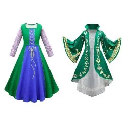 Hocus Pocus Winifred Sanderson Cosplay Costume Dress Halloween Carnival Suit -Cosplay Sales Store 251117 3