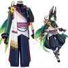 Genshin Impact Tighnari Cosplay Costume Outfits Halloween Carnival Suit