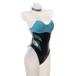 League Of Legends LOL KDA Groups Akali The Rogue Assassin Bunny Girl Jumpsuit Outfits Halloween Carnival Suit Cosplay Costume -Cosplay Sales Store 253172 4