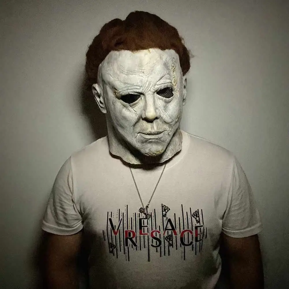 Halloween Ends Michael Myers Mask Cosplay Latex Light Masks Helmet Halloween Costume Props 3 Halloween Ends Michael Myers Mask Cosplay Latex Light Masks Helmet Halloween Costume Props - Image 3