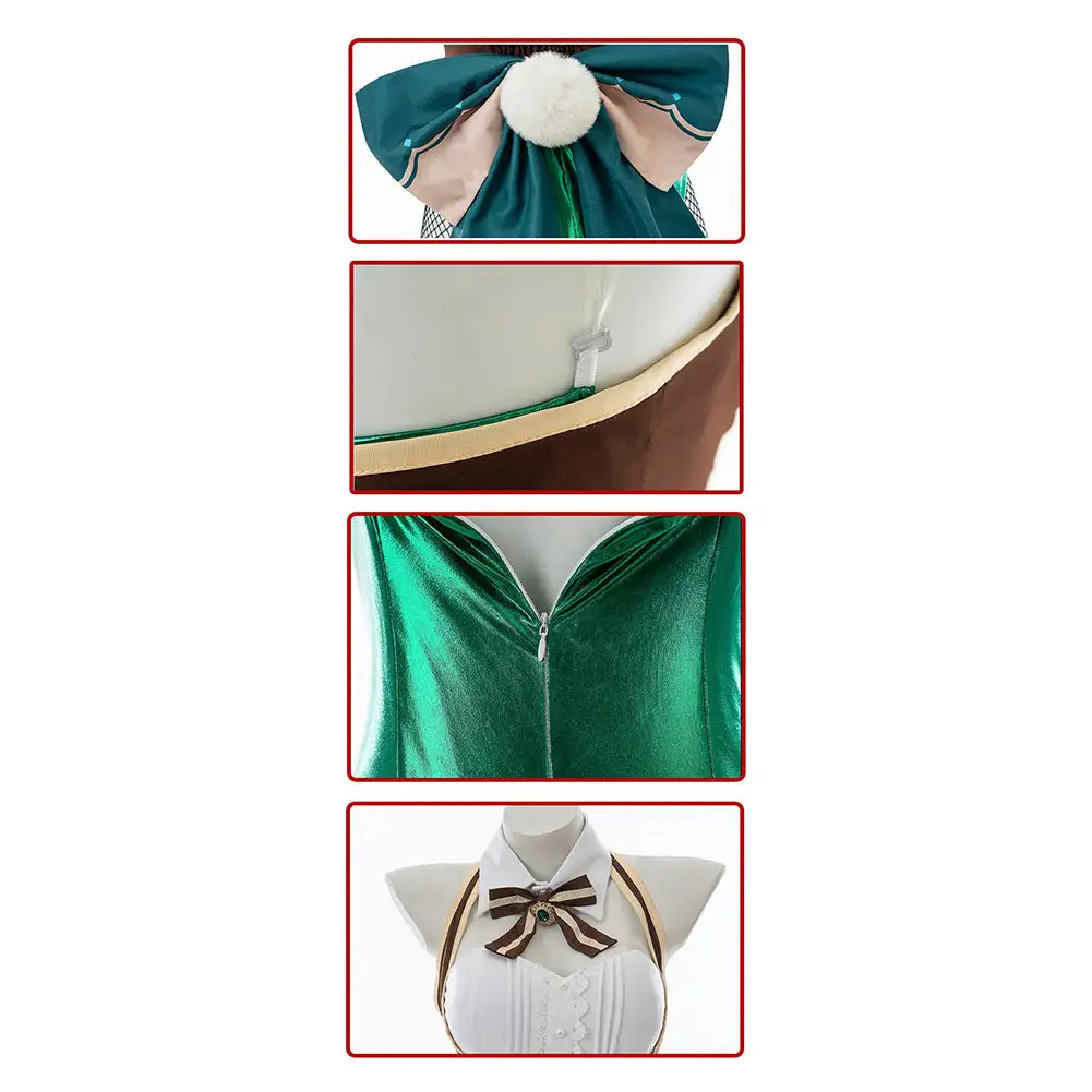 Genshin Impact Venti Barbatos Cosplay Costume Bunny Girls Jumpsuit Outfits Halloween Carnival Suit 5 Genshin Impact Venti Barbatos Cosplay Costume Bunny Girls Jumpsuit Outfits Halloween Carnival Suit - Image 5