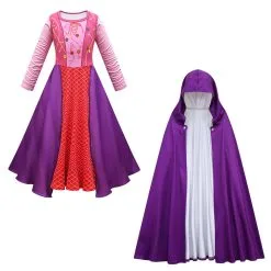 Hocus Pocus Sarah Sanderson Cosplay Costume Dress Halloween Carnival Suit -Cosplay Sales Store 253608 6